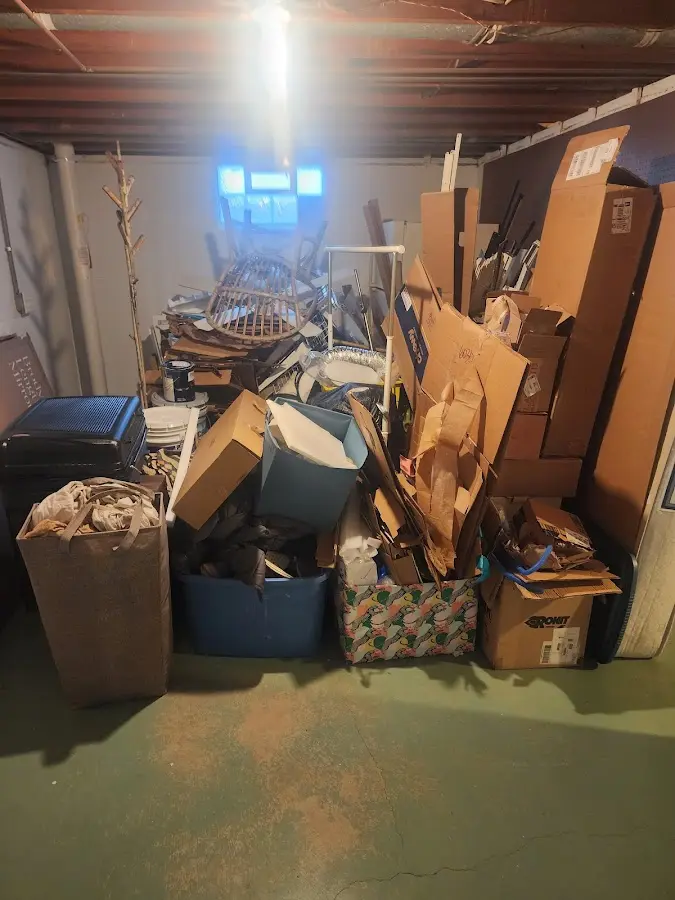 Roll-off dumpster container at job site for Roll Off Dumpster Rental in American Falls